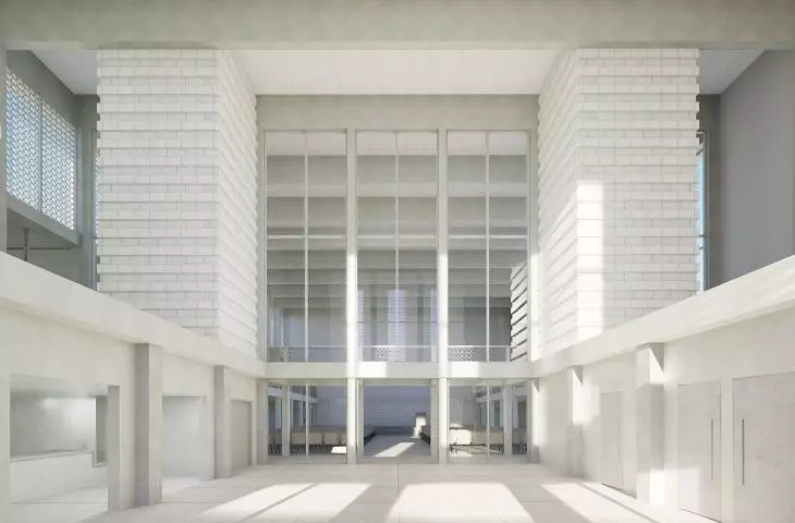entrance to the auditorium