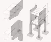constuction scheme of the linear vestibule