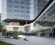 Innovation Center for High Performance Medical Devices in Guangzhou - the inner corners of the plan are rounded, which contrasts with the sharp outer edges