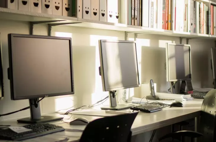 interior of the studio