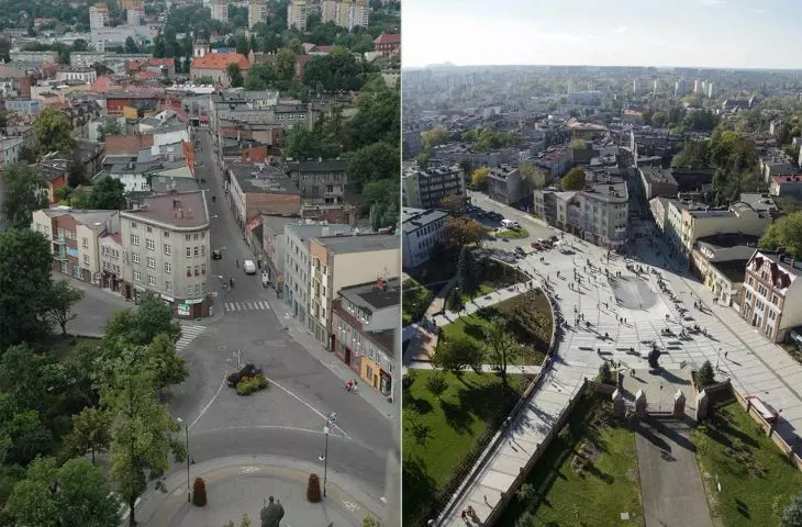 Revitalization of Powstańców and Sobieskiego streets in Rybnik