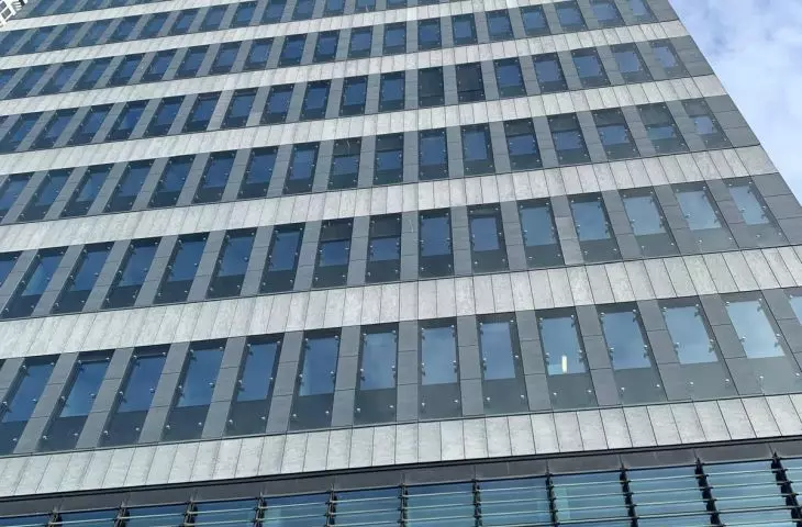 Biurowiec, który powstał w pierwszym etapie inwestycji