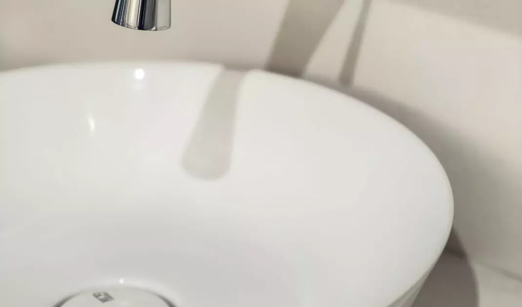 The designers managed to fit two washbasins