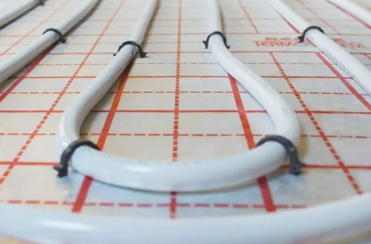 Printing on insulation film helps evenly distribute underfloor heating pipes