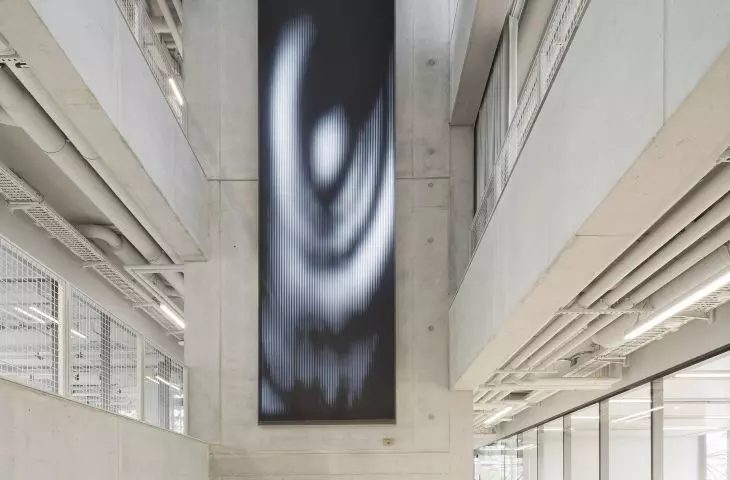 Texoversum Center for Modern Textile Technology in Reutlingen - view of the interior of the building 
