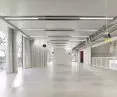 Texoversum Center for Modern Textile Technology in Reutlingen - open interior layout  