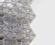 Texoversum Center for Modern Textile Technology in Reutlingen - woven structure of the building facade 