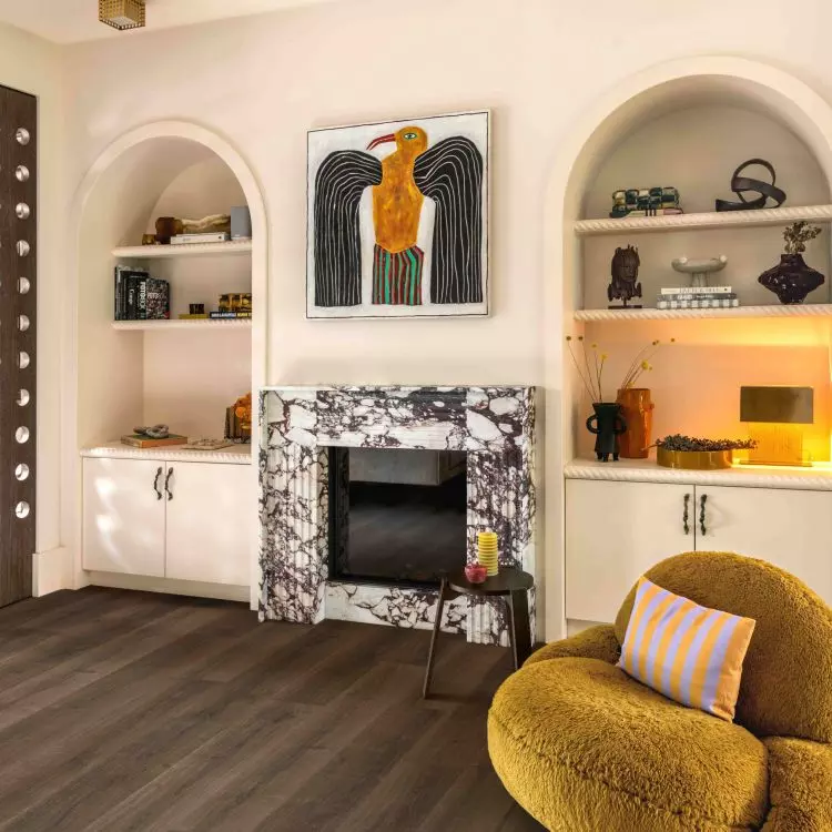 Classic wooden flooring is a timeless choice that you can spice up with interesting accessories