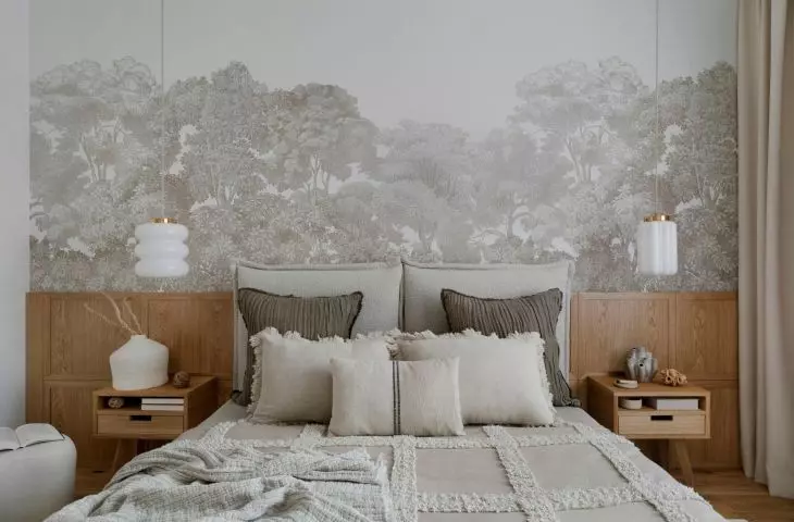 Bedroom designed by Joanna Sędzicka 