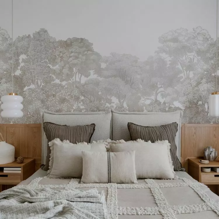 Bedroom designed by Joanna Sędzicka 