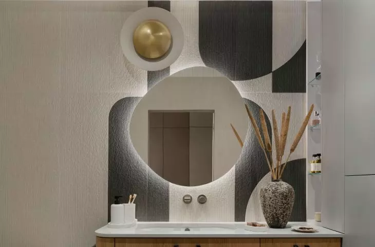 Bathroom designed by Joanna Sędzicka