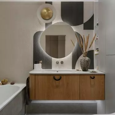 Bathroom designed by Joanna Sędzicka