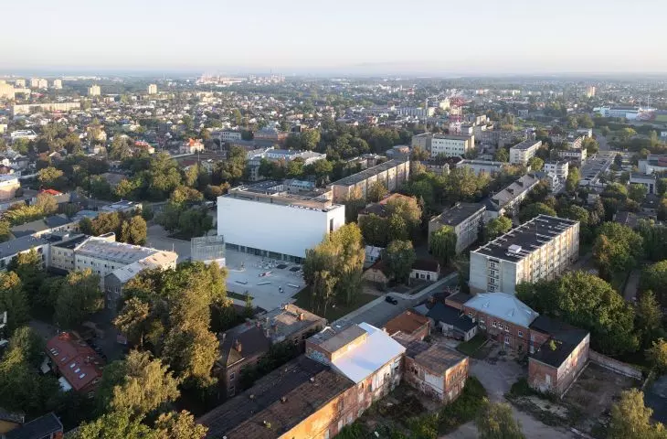 Muzeum Stasysa w Poniewieżu (lit. Panevėžys) — widok z lotu ptaka