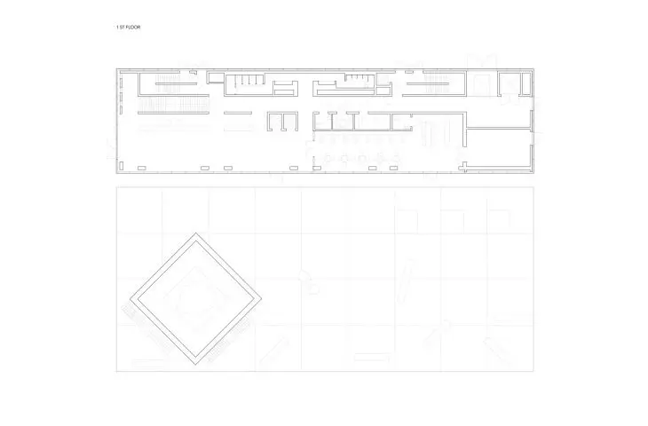 Muzeum Stasysa w Poniewieżu (lit. Panevėžys) — plan pierwszego piętra