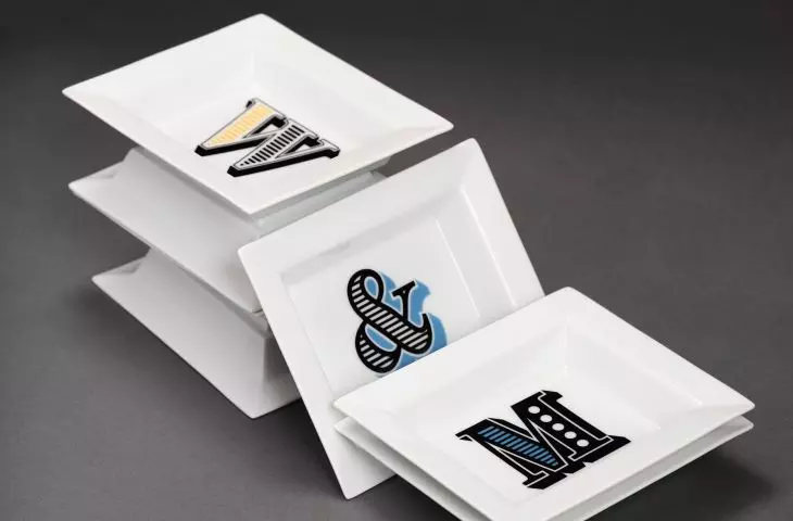 On the back of each product are the insignia of crossed swords, which is the symbol of the porcelain manufacturer