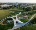 Tychy: Water playground in Jaworek Park