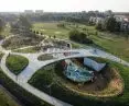 Tychy: Water playground in Jaworek Park