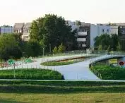 Tychy: Water playground in Jaworek Park