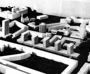 Plans for modernizing the center of Poznan from the 1960s