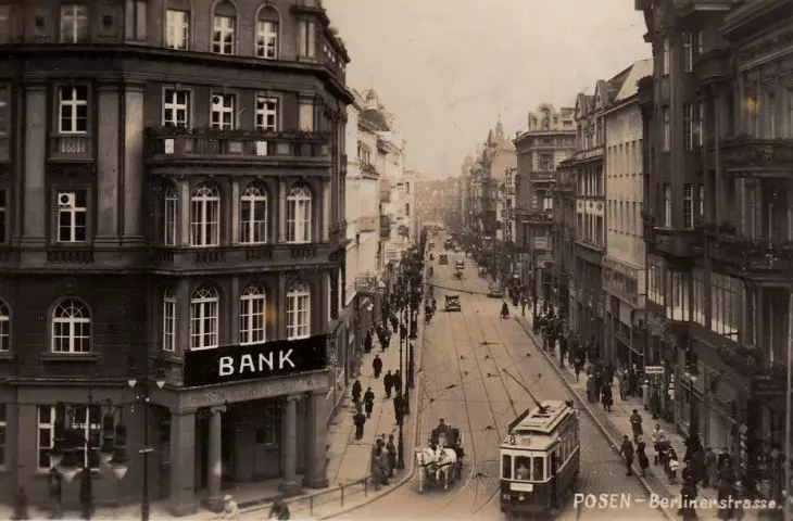 27 Grudnia Street in Poznan during the occupation, view from the west