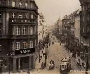 27 Grudnia Street in Poznan during the occupation, view from the west