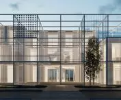 exterior visualization, entrance area