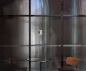smallest attic, tasting function, place for guests with a view of the vats in the production area of the distillery