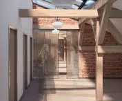 attic, view of hallway