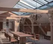 Attic, view of the conference room