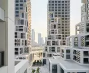 Pixel residential development on Reem Island - the project draws on Abu Dhabi's cultural heritage, harking back to the tradition of pearl fishing, which has been the cornerstone of the city's economy for centuries