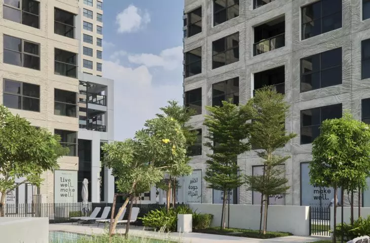Pixel residential development on Reem Island in Abu Dhabi 