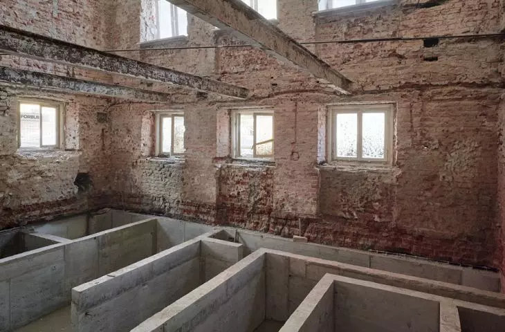 Works at the former Hospital building