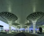 large roofs are not only to protect from rain, but also from too much sunlight