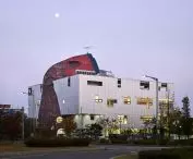 Yeongjongdo Island Church - the facility is located in the developing Jung residential area