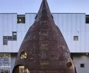  Church on Yeongjongdo Island - the vertically aligned bow dominates the composition of the building