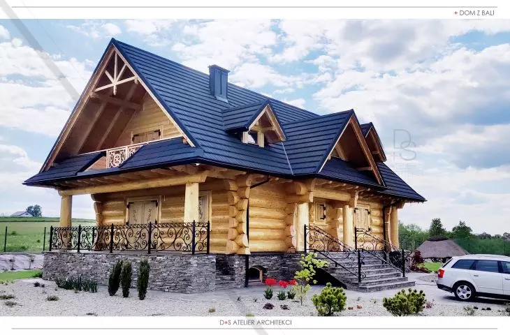 Projekt domu z bali