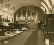 Betonhaus jako hala instrumentów muzycznych podczas Powszechnej Wystawy Krajowej w 1929 roku