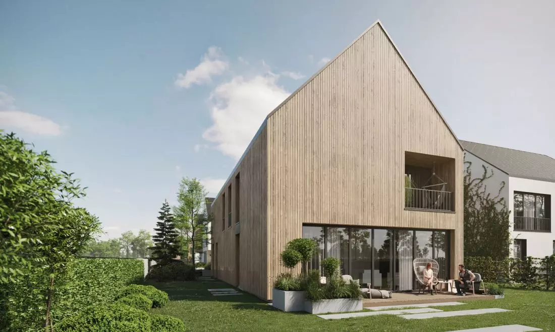 Osiedle domów Zendo Wilanów, © Grupa Plus Architekci