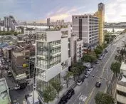 Urban Lining building in Gangdong district - bird's eye view 