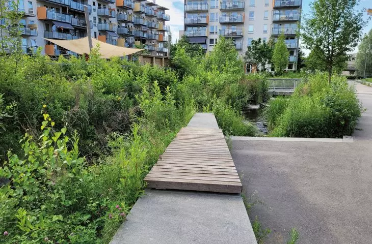 Tiedemannsparken estate in Ensjo district, Oslo
