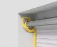 Solar motor for roller shutters