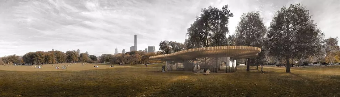 Projekt pt. „Grid
Pavilion” © Kinga Batte, Weronika Urban, Kacper Kozak