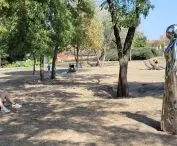 rzeźba/pomnik Wiedźmy, Poznań, park w Starym Korycie Warty