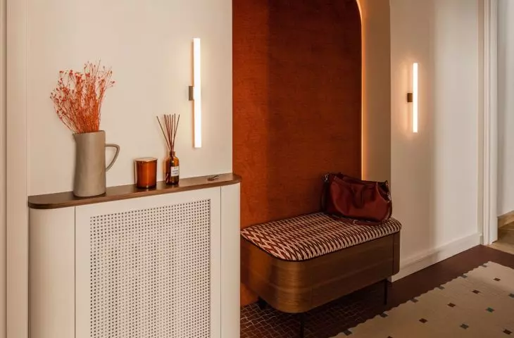 Interiors in townhouses have many interesting details