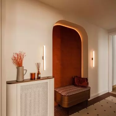 Interiors in townhouses have many interesting details