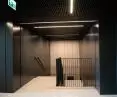 Marc-Ok fire curtain gate of Generation Park in Warsaw, Poland
