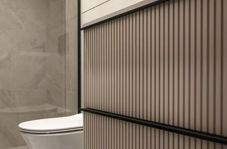 Fluted fronts add a modern touch
