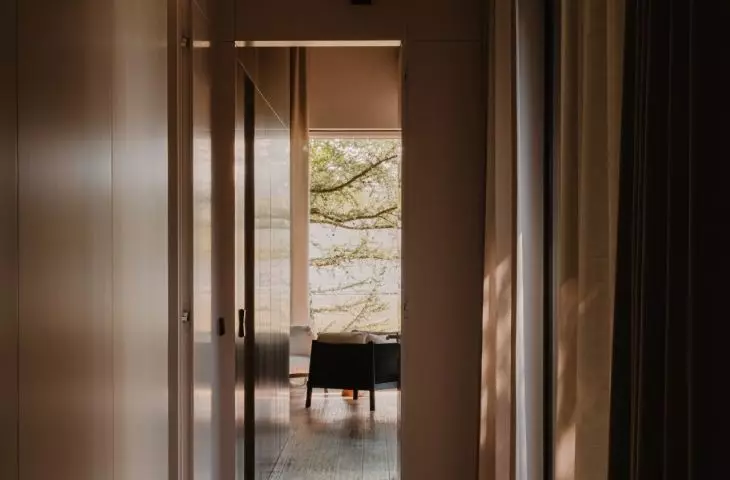 The interior was created according to the principles of neuroarchitecture