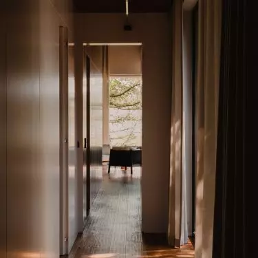 The interior was created according to the principles of neuroarchitecture