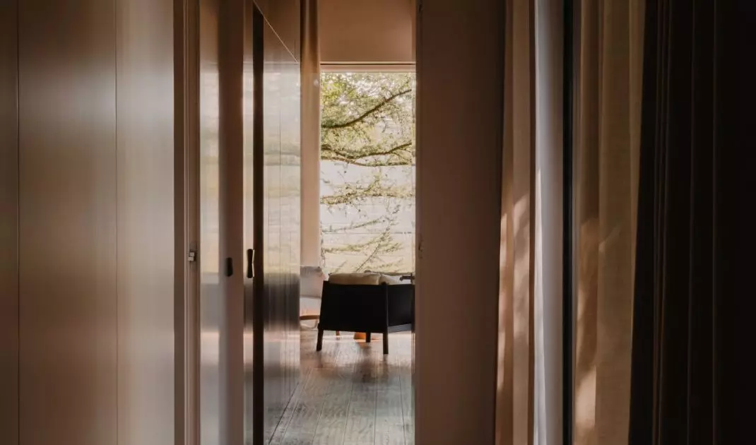 The interior was created according to the principles of neuroarchitecture